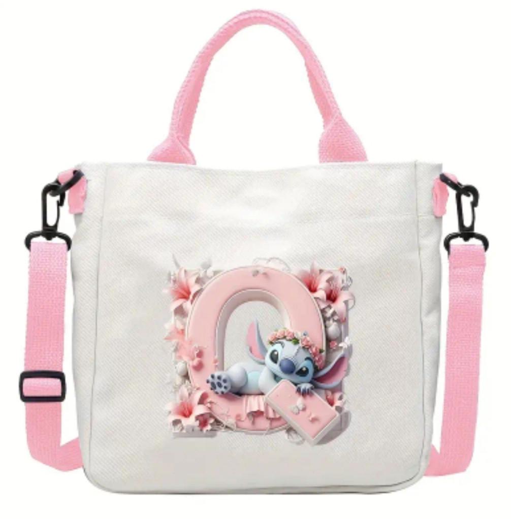 Женская сумка через плечо Стич и Буква Q (27829583)