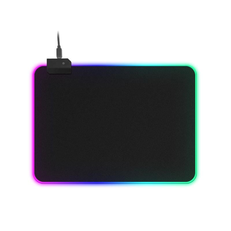 Коврик игровой RGB для мыши 350х250х4 мм (36407413)