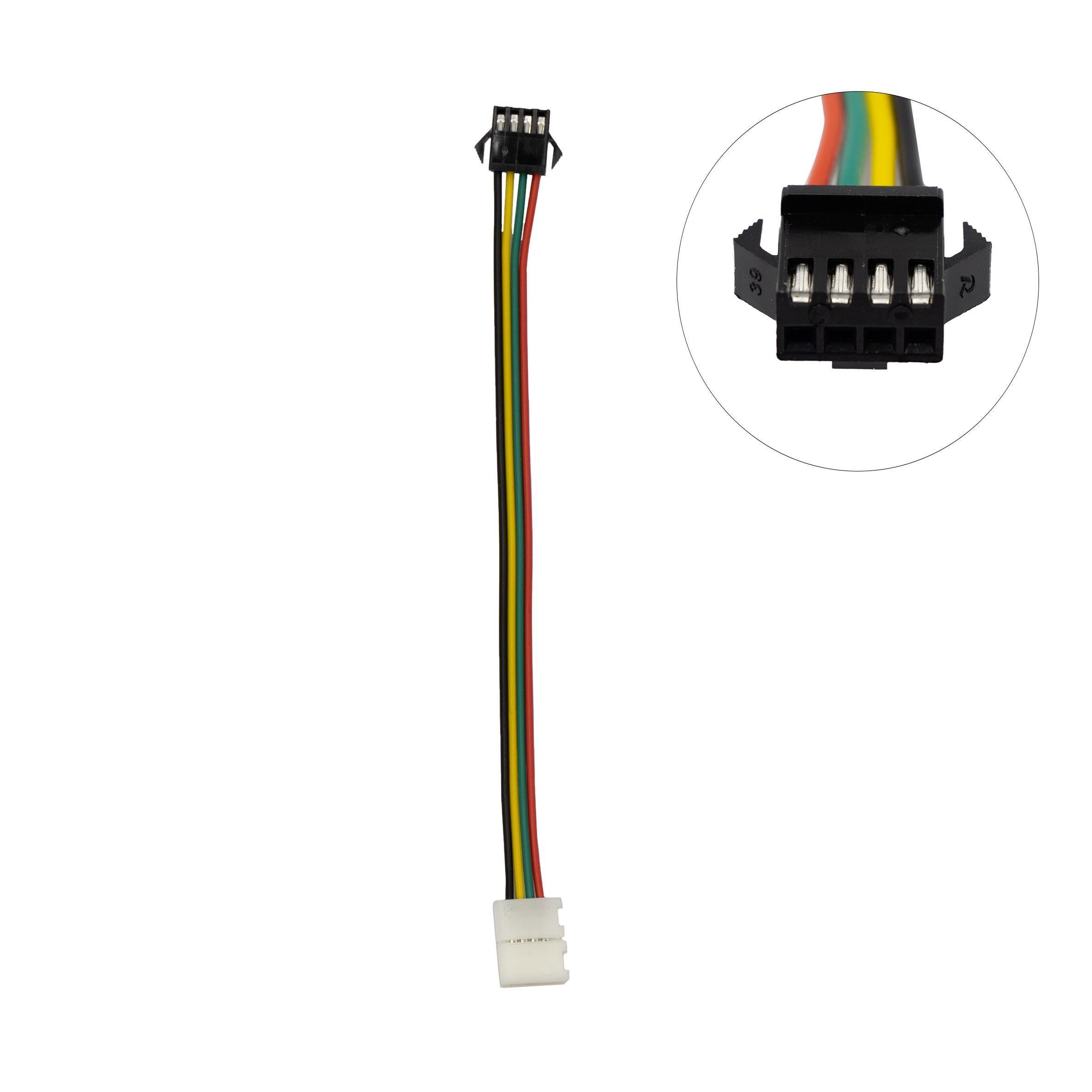 Коннектор Prolum SMD5050 RGB SPI провод 4Pin и зажим 8 мм (29822042) - фото 2 Коннектор Prolum SMD5050 RGB SPI провод 4Pin и зажим 8 мм (29822042) - фото 2