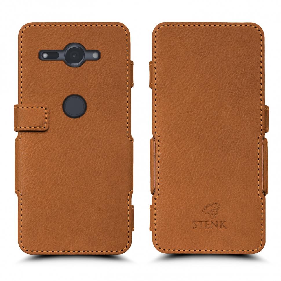 Чехол книжка Stenk Prime для Sony Xperia XZ2 Compact Camel (63678)