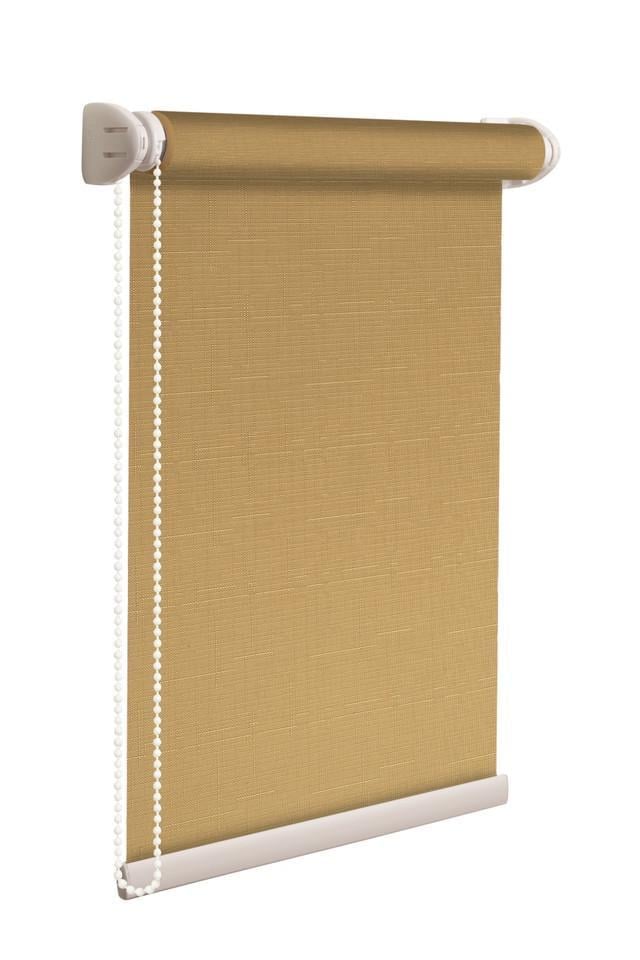 Ролета тканинна NewTex Льон LUX 50х165 см Мокко (881)