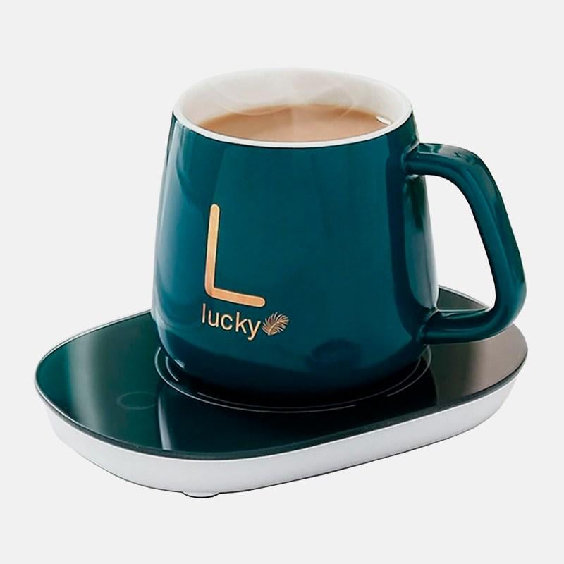 Набір 3в1 чашка/блюдце/портативна підставка для підігріву з постійною температурою - фото 7 Набір 3в1 чашка/блюдце/портативна підставка для підігріву з постійною температурою - фото 7