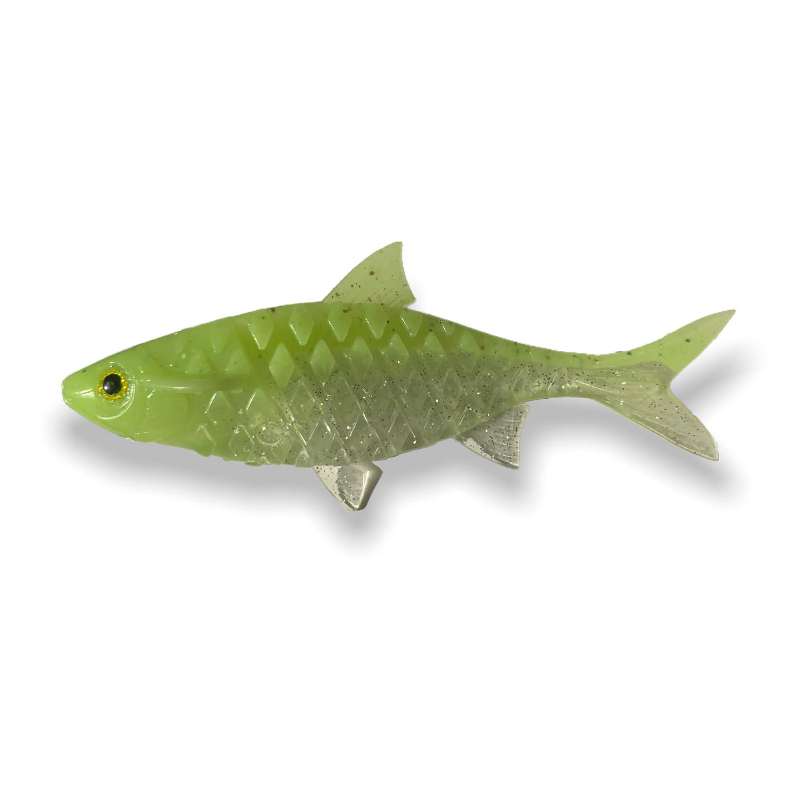 Приманки Big Baits Chebak 3D речная серия 4,0" 2 шт. # 114 Lime (2406114) - фото 4 Приманки Big Baits Chebak 3D речная серия 4,0" 2 шт. # 114 Lime (2406114) - фото 4