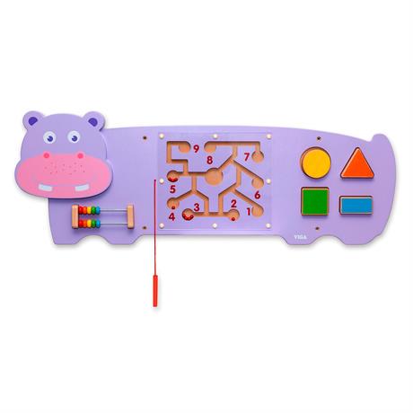 Бізіборд Viga Toys Бегемотик (18058)