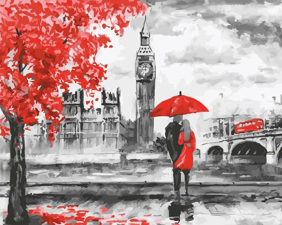 Картина по номерам Brushme Контраст Лондона (GX22089)