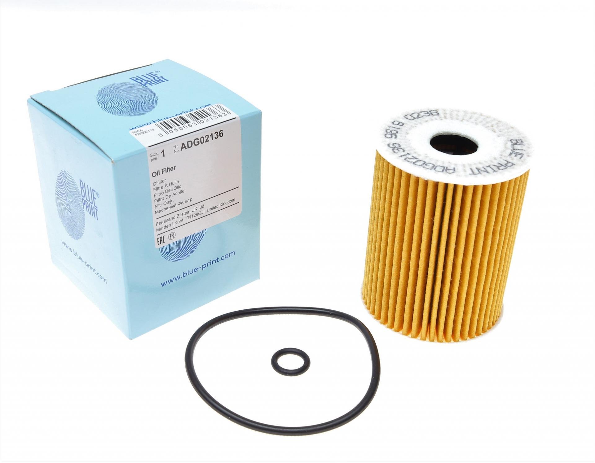 Фильтр масляный BLUE PRINT для Chevrolet Captiva/Cruze/Epica/Lacetti/Nubira/Opel Antara 2,0D 05- (ADG02136)