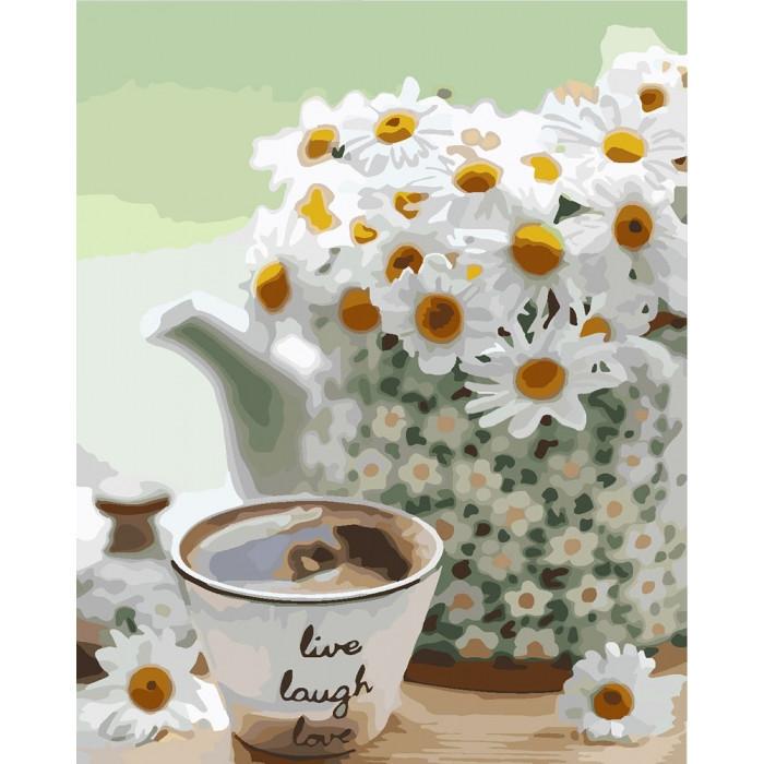 Картина по номерам Идейка Ромашковая нежность 30х40 см (KHO3076)