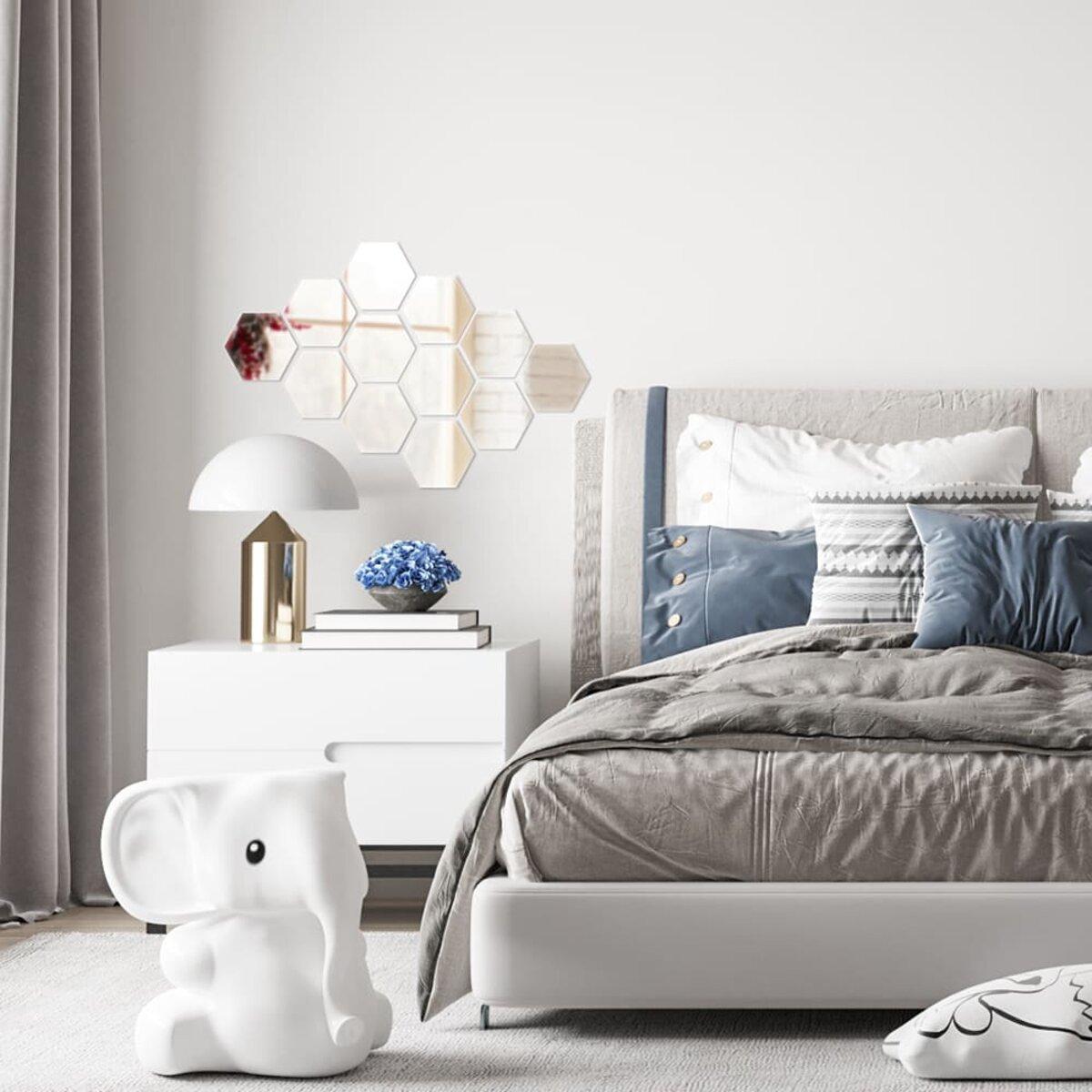 Декор дзеркальний акриловий самоклеючий 80х70 мм 12 шт. Сріблястий (SW-00002511) - фото 6 Декор дзеркальний акриловий самоклеючий 80х70 мм 12 шт. Сріблястий (SW-00002511) - фото 6