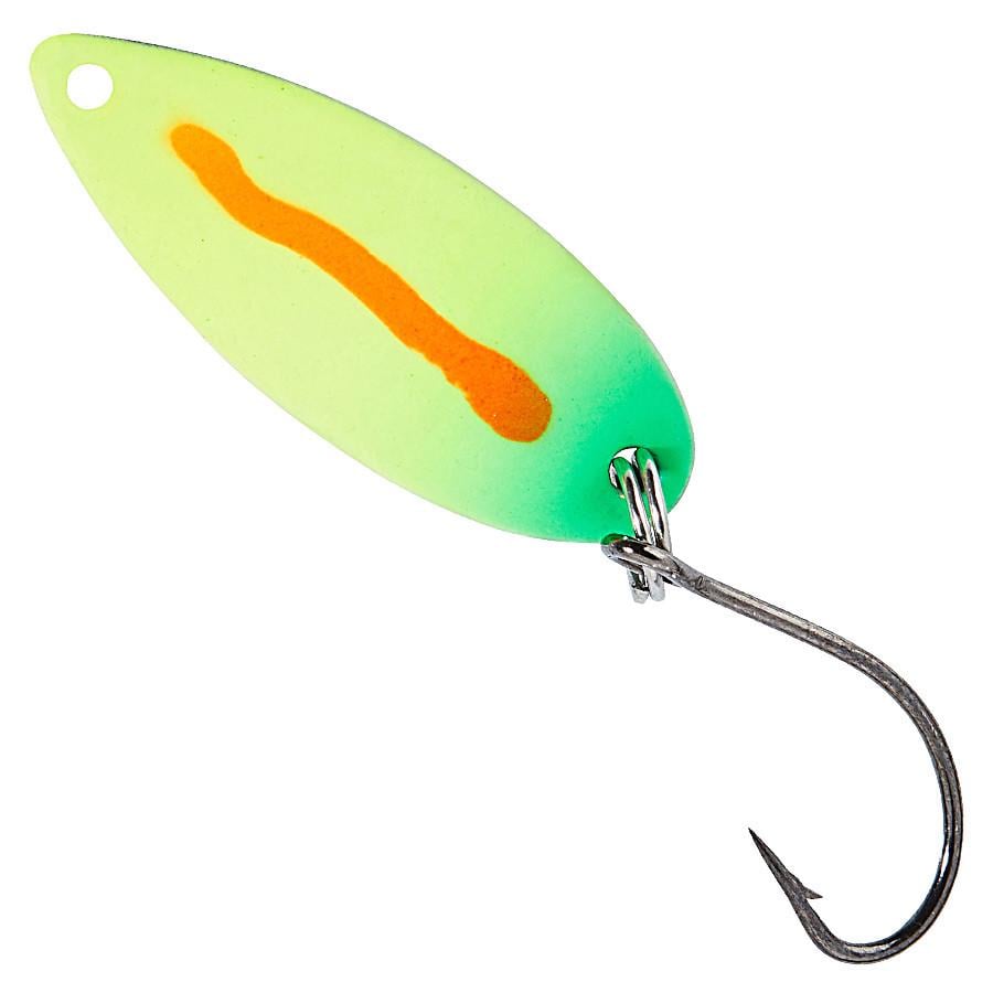 Блешня-коливалка Balzer Pro Staff Serie UV Swindler Spoon один гачок 2,3 г Зелений/Жовтий/Помаранчевий (16067 215)