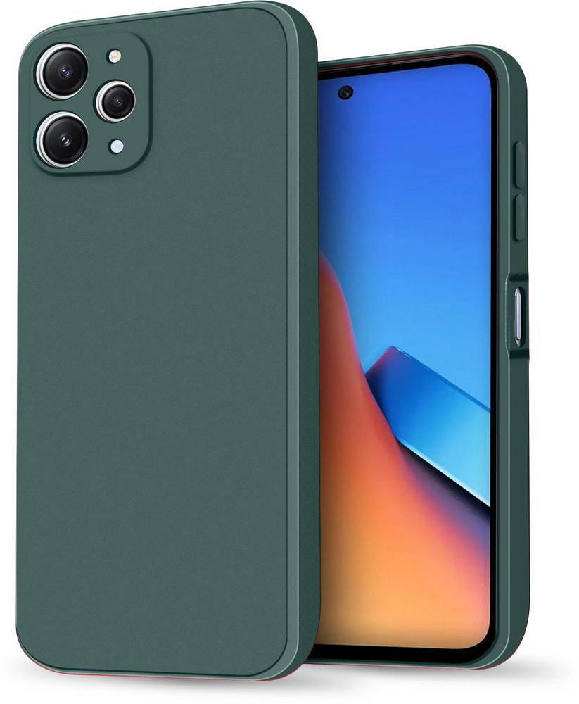 Силиконовый чехол HardCorner Xiaomi Redmi 12 (с микрофиброй) Green (34832-08)