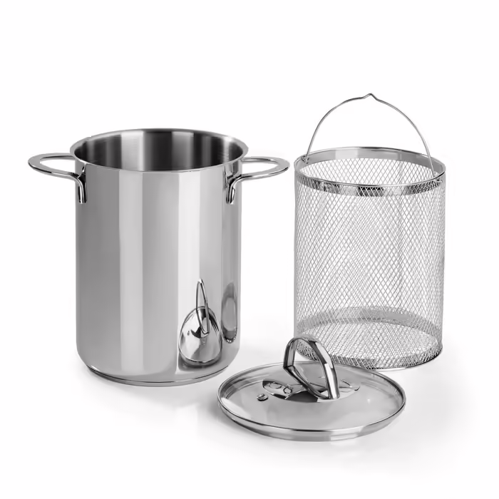 Кастрюля Barazzoni для спаржи/овощей/макарон 16 см