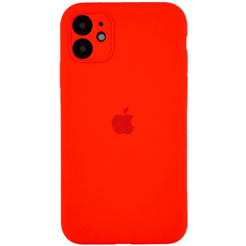Противоударный чехол Silicone Case Full Camera Protective AA для Apple iPhone 12 6.1" Красный/Red/PVH