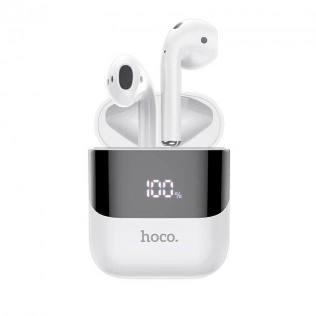 Беспроводные Bluetooth наушники Hoco TWS Treasure DES09 White