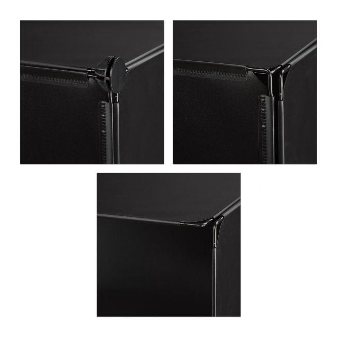 Полка для хранения ступенчатая модульная Relaxdays 6 отделений полипропилен до 90 кг 110x110x35 см - фото 6 Полка для хранения ступенчатая модульная Relaxdays 6 отделений полипропилен до 90 кг 110x110x35 см - фото 6