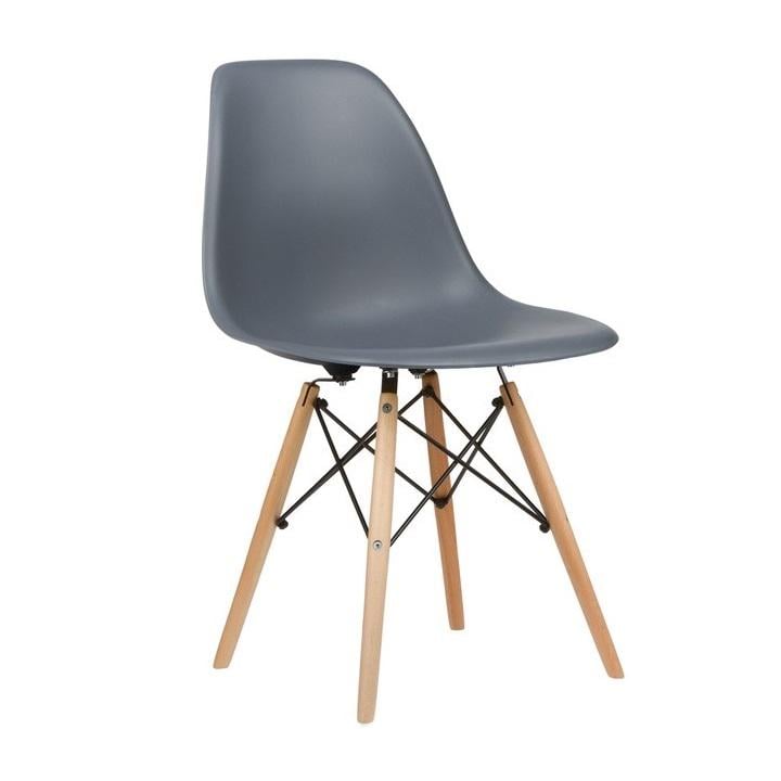 Стул МС Тауэр Вуд пластиковый Серый (SDM16WGYD)