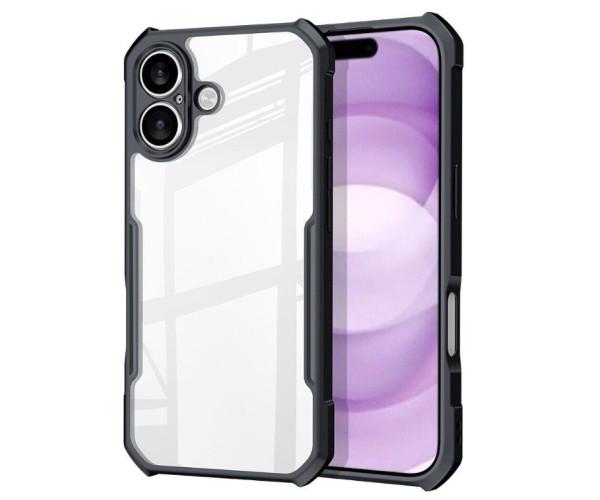 Чехол противоударный XUNDD для iPhone 17 с защитой на камеру Black