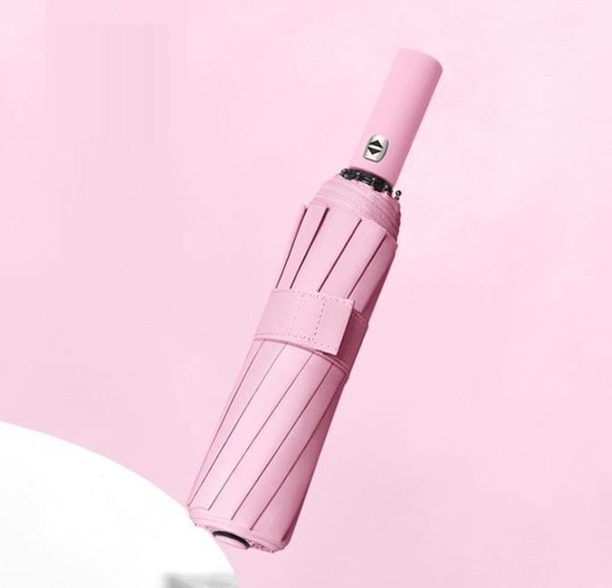 Зонтик складной автомат 18550 105 см Розовый (5010846) - фото 1 Зонтик складной автомат 18550 105 см Розовый (5010846) - фото 1