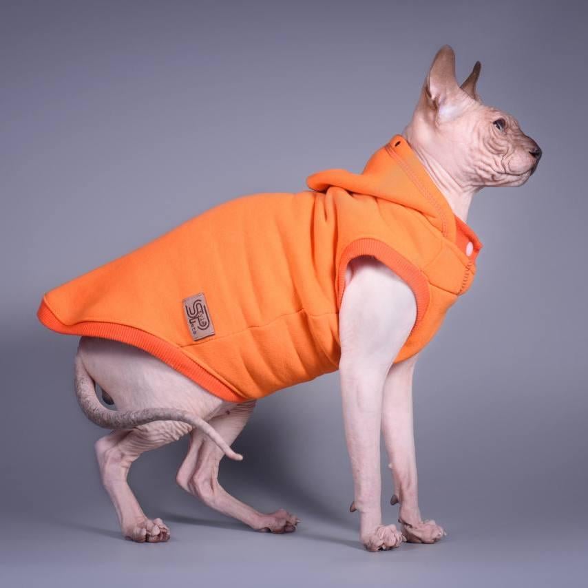 Майка спортивна для котів з капюшоном Style Pets Squash XL Orange (485XL)