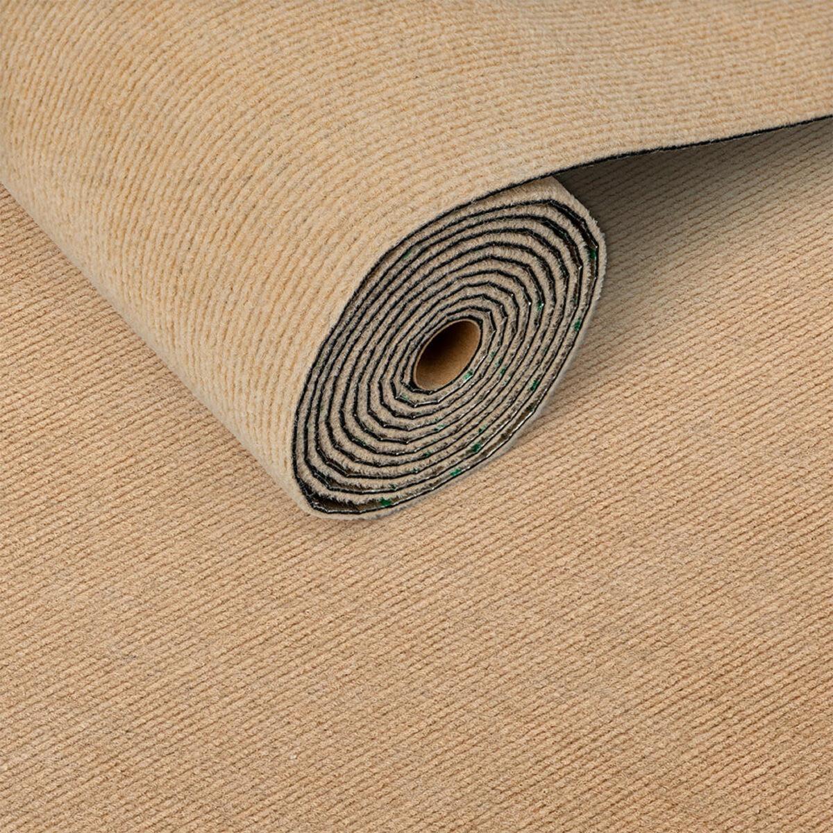 Ковролиновая плитка самоклеящаяся Sticker Wall SW-00002583 в рулоне 600х3000х4,5 мм Бежевый (iz17076)