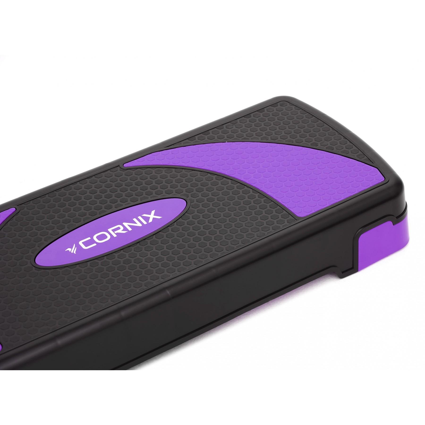 Степ-платформа Cornix XR-0183 78х29х10-20 см Black/Purple (39177) - фото 2