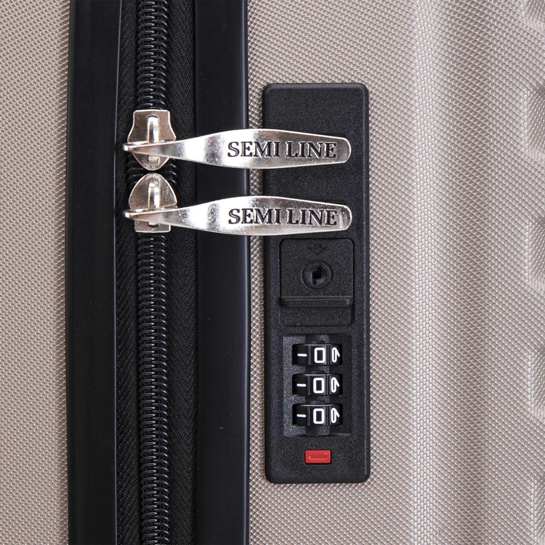 Чемодан SEMI LINE 24" M Champagne (T5864-2) - фото 7 Чемодан SEMI LINE 24" M Champagne (T5864-2) - фото 7