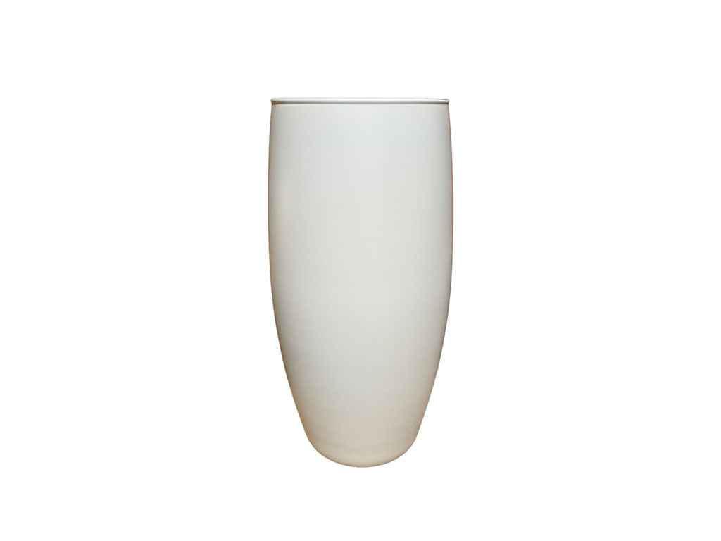 Ваза Геллери Гласс Х037 стекло 27 см Голубой матовый (972149)