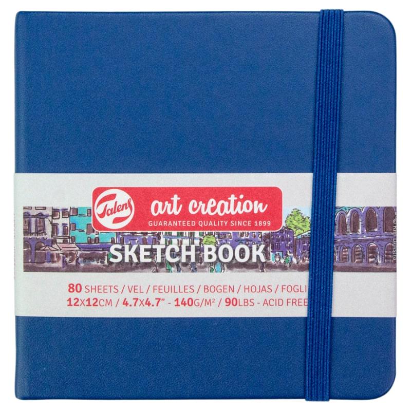Альбом для графіки Royal Talens Art Creation тверда обкладинка 140 г/кв. м 80 арк. 12x12 см Navy Blue (9314234M)