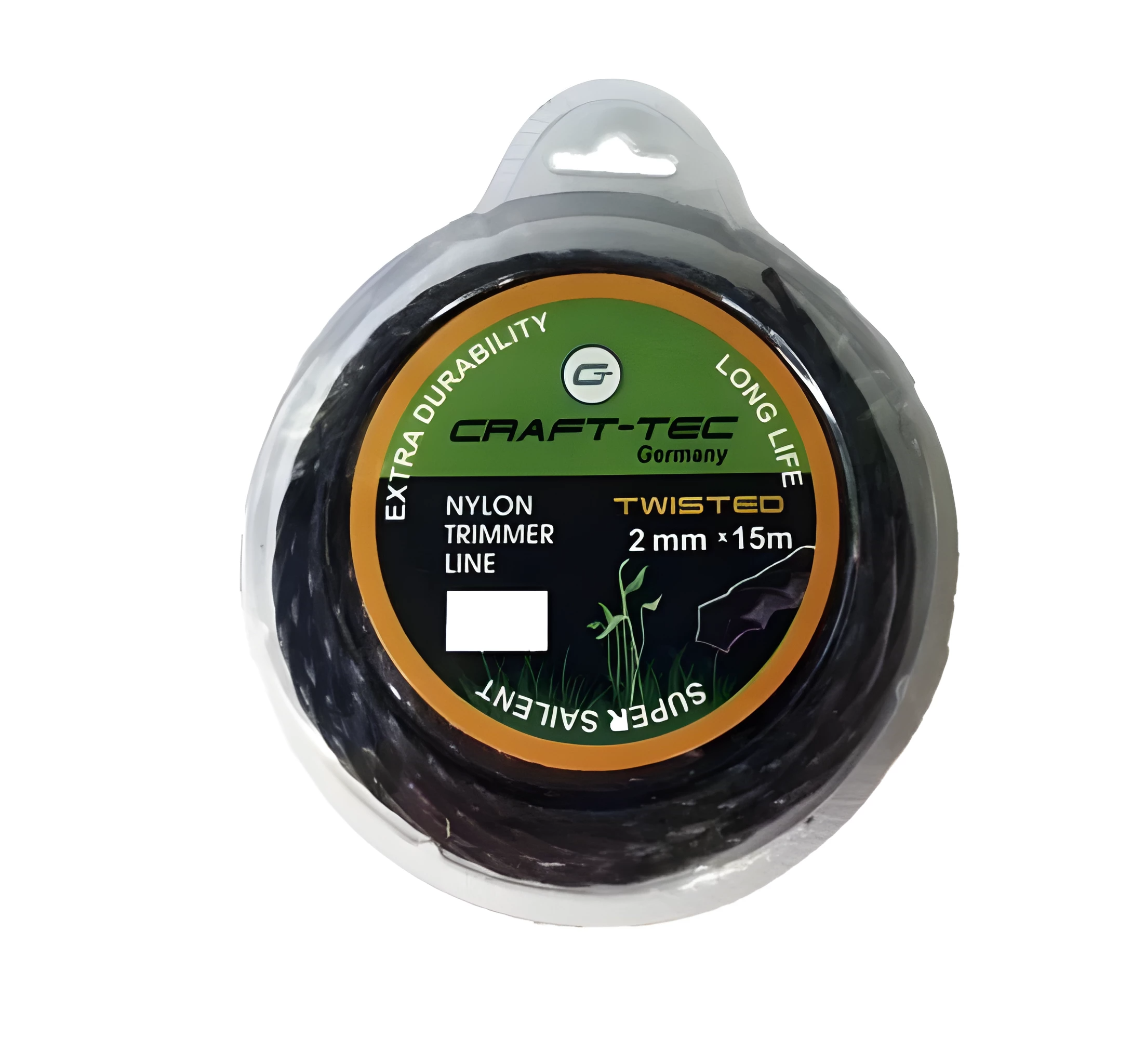 Леска для триммера Craft-Tec квадрат витая 2 мм х 15 м