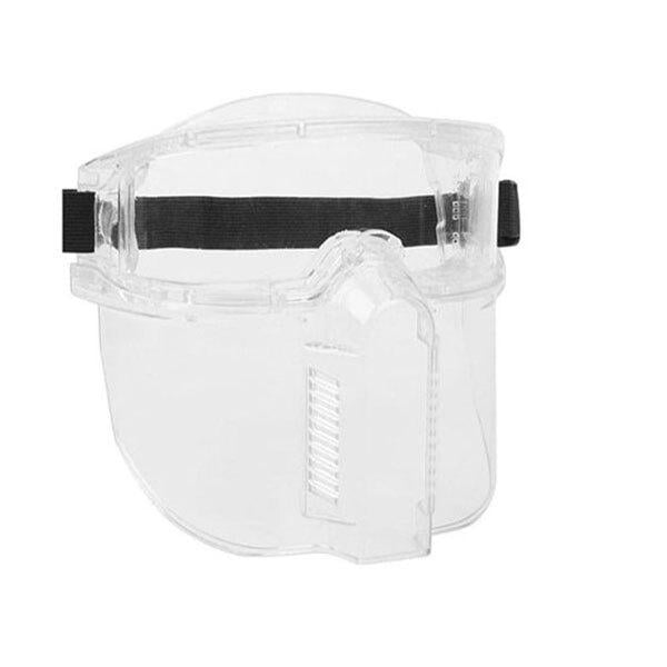 Захисна маска з полікарбонату зі знімним щитком і вентиляцією 2 мм Прозорий (id_3089)