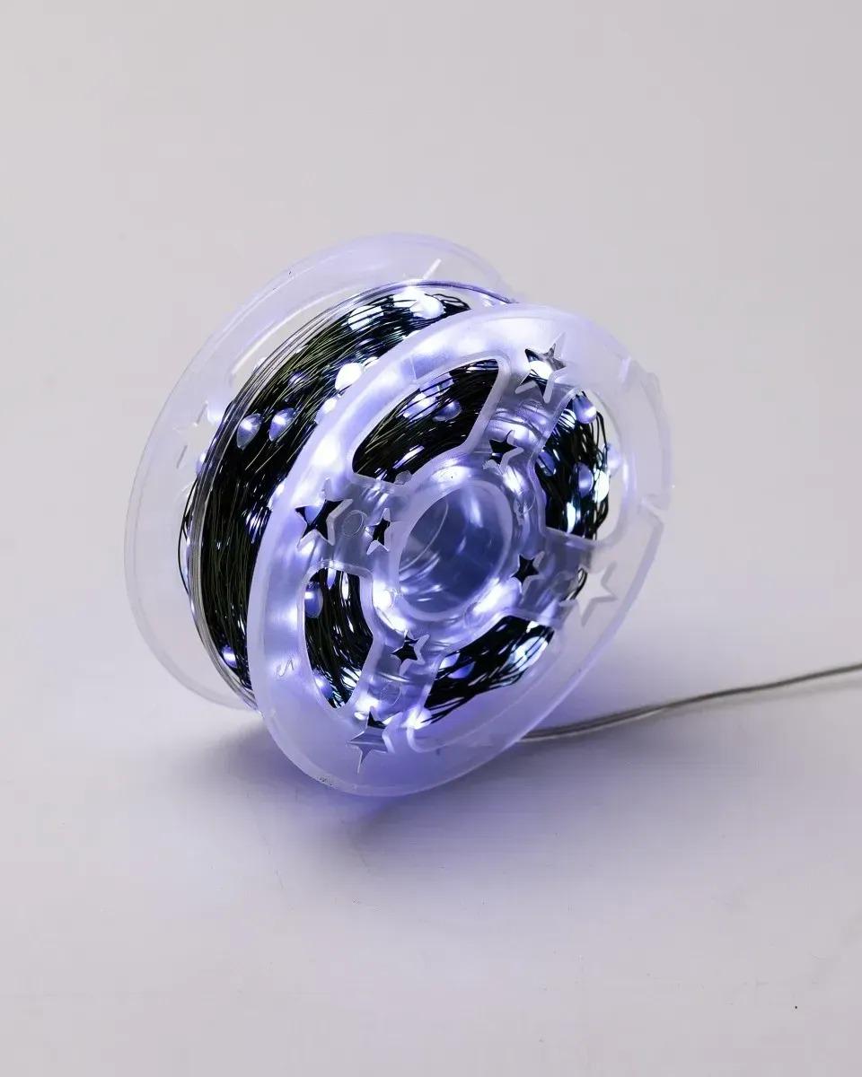 Гирлянда светодиодная Роса зеленый провод с пультом 50 м 500 Led Белый (R33985-1) - фото 4 Гирлянда светодиодная Роса зеленый провод с пультом 50 м 500 Led Белый (R33985-1) - фото 4