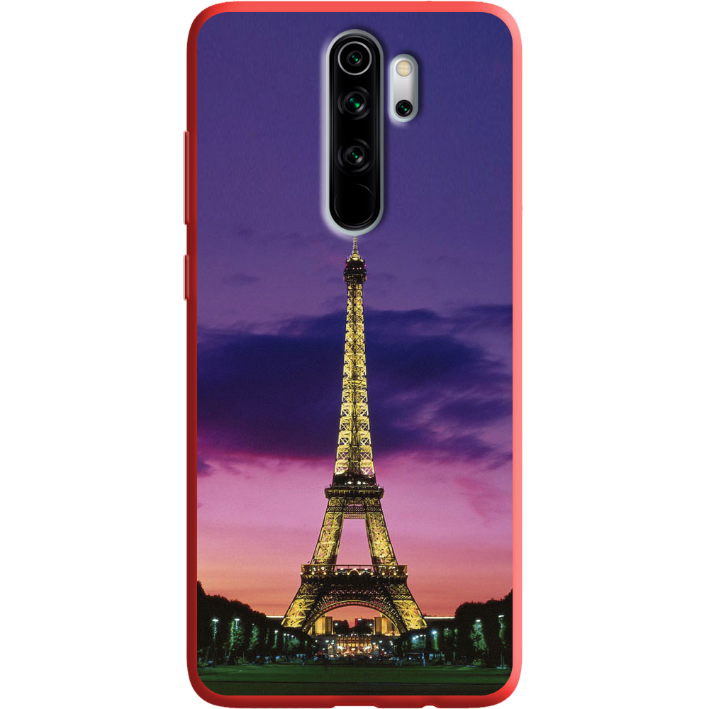 Чохол Boxface Xiaomi Redmi Note 8 Pro Опівночі в Парижі Червоний силікон  (38222-up964-38666)