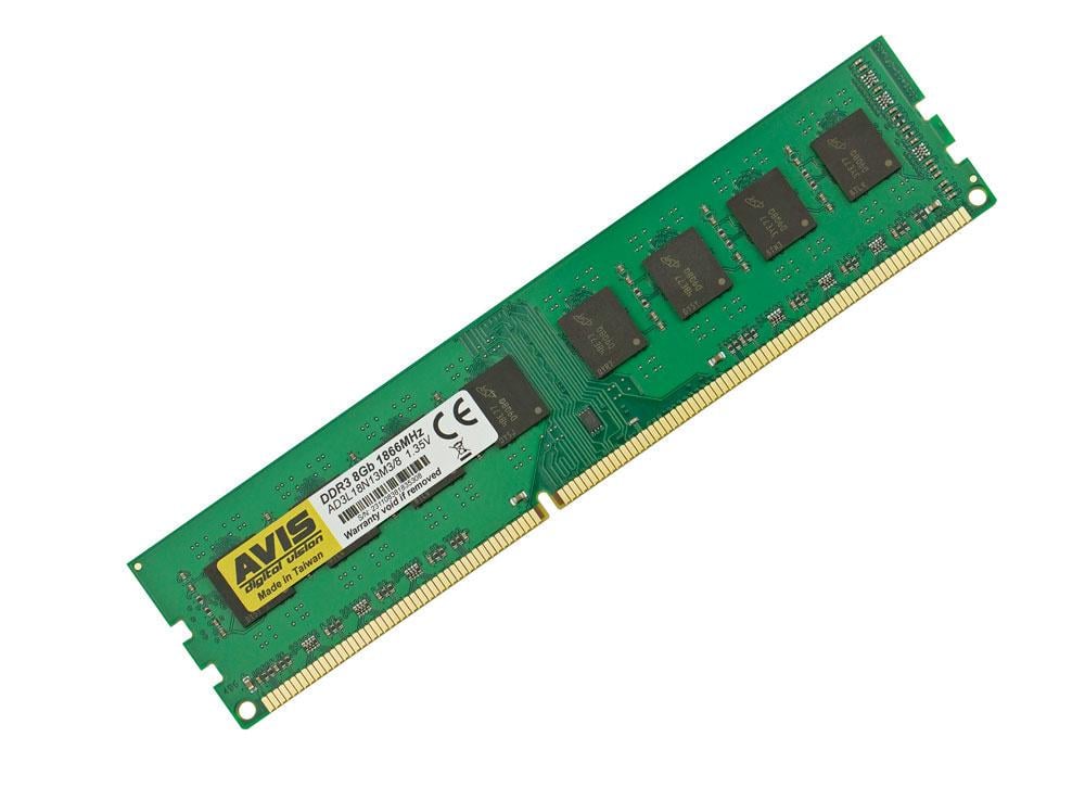 Оперативная память DDR3L-1866 8Gb 1.35В для систем AMD PC3-14900 AVIS AD3L18N13M3/8
