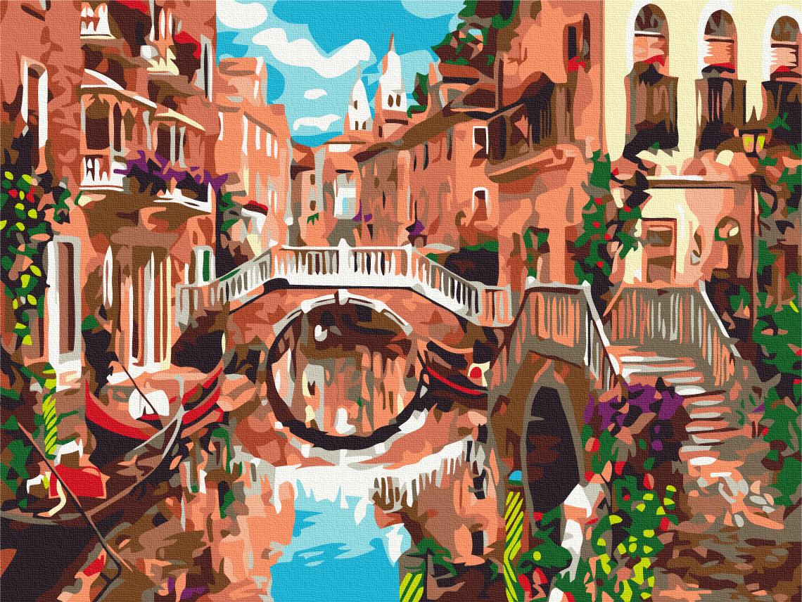 Картина по номерам Brushme Премиум Мостик через канал 40x50 см (PBS23161)