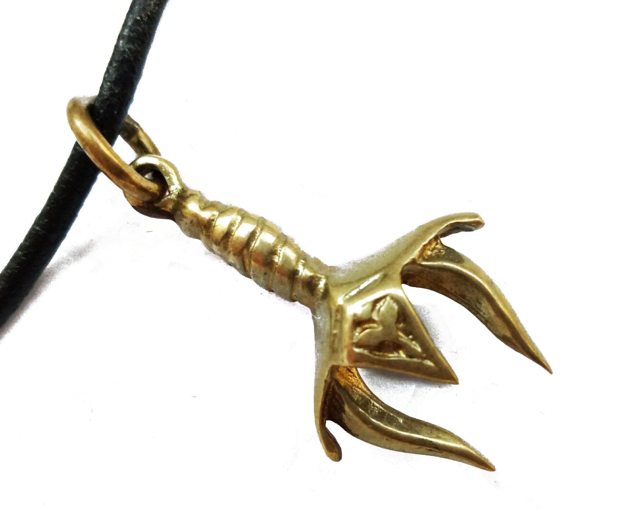 Амулет на шию Спірадот зі шкіряним шнурком та бронзовою застібкою 25х16х7 мм Амулет на шию Спірадот зі шкіряним шнурком та бронзовою застібкою 25х16х7 мм