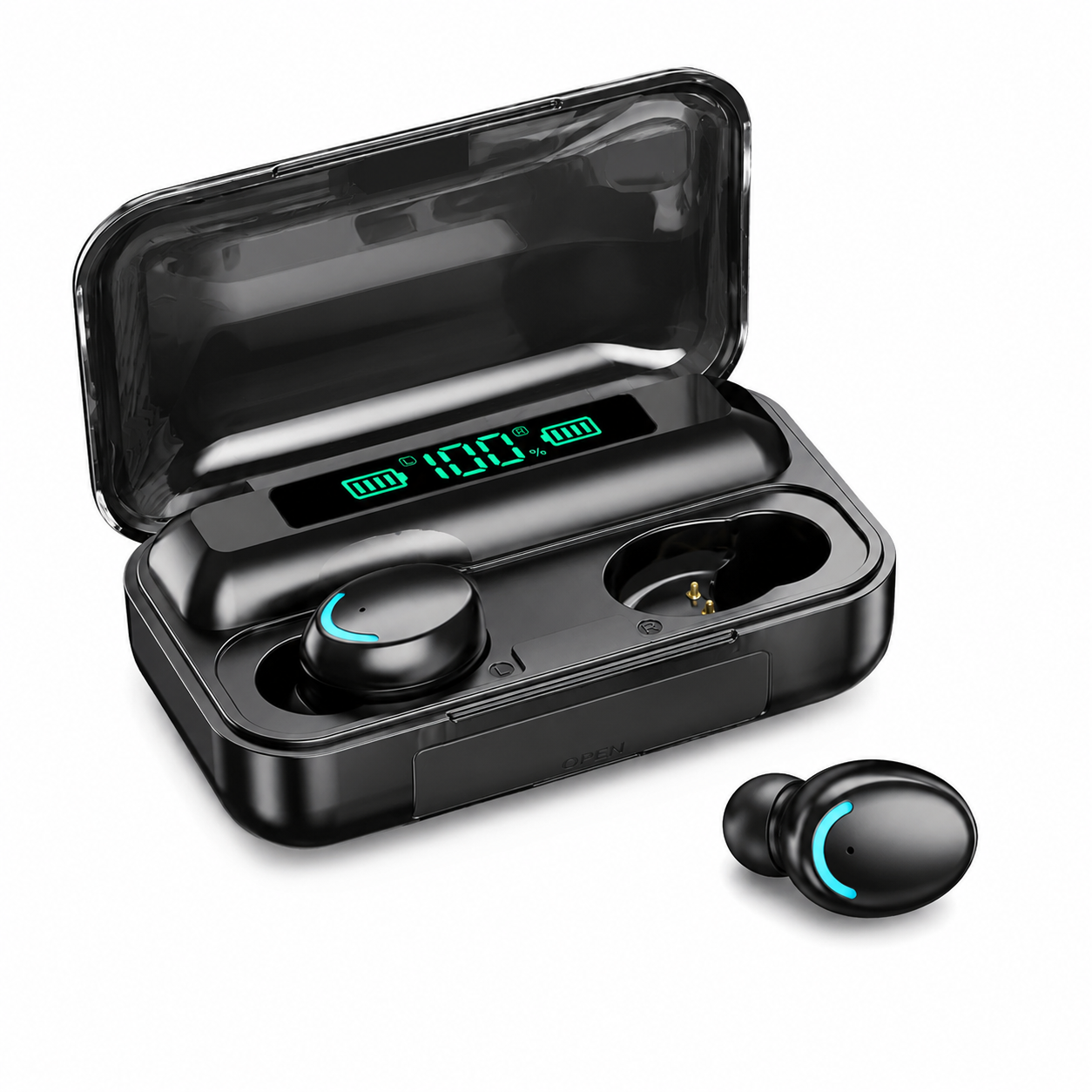 Навушники F9 TWS Bluetooth 5.1 OPM Black (2645169196)