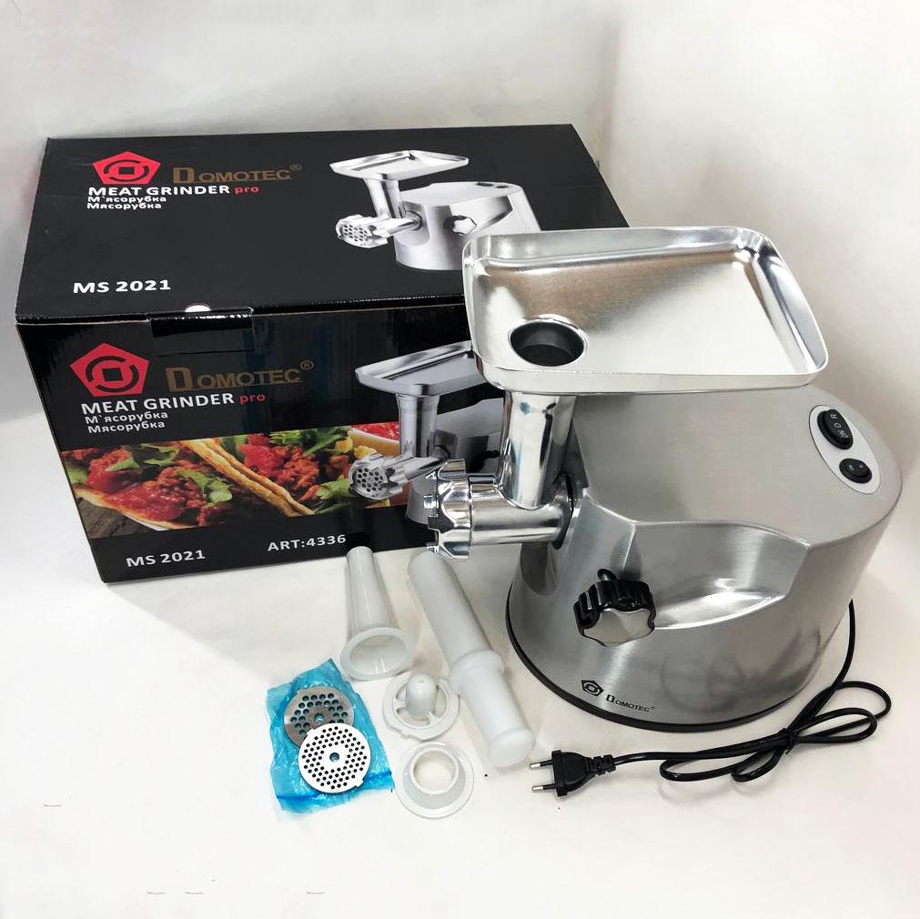 М'ясорубка Domotec 4000 Вт Нержавіюча cталь (298665) - фото 8 М'ясорубка Domotec 4000 Вт Нержавіюча cталь (298665) - фото 8