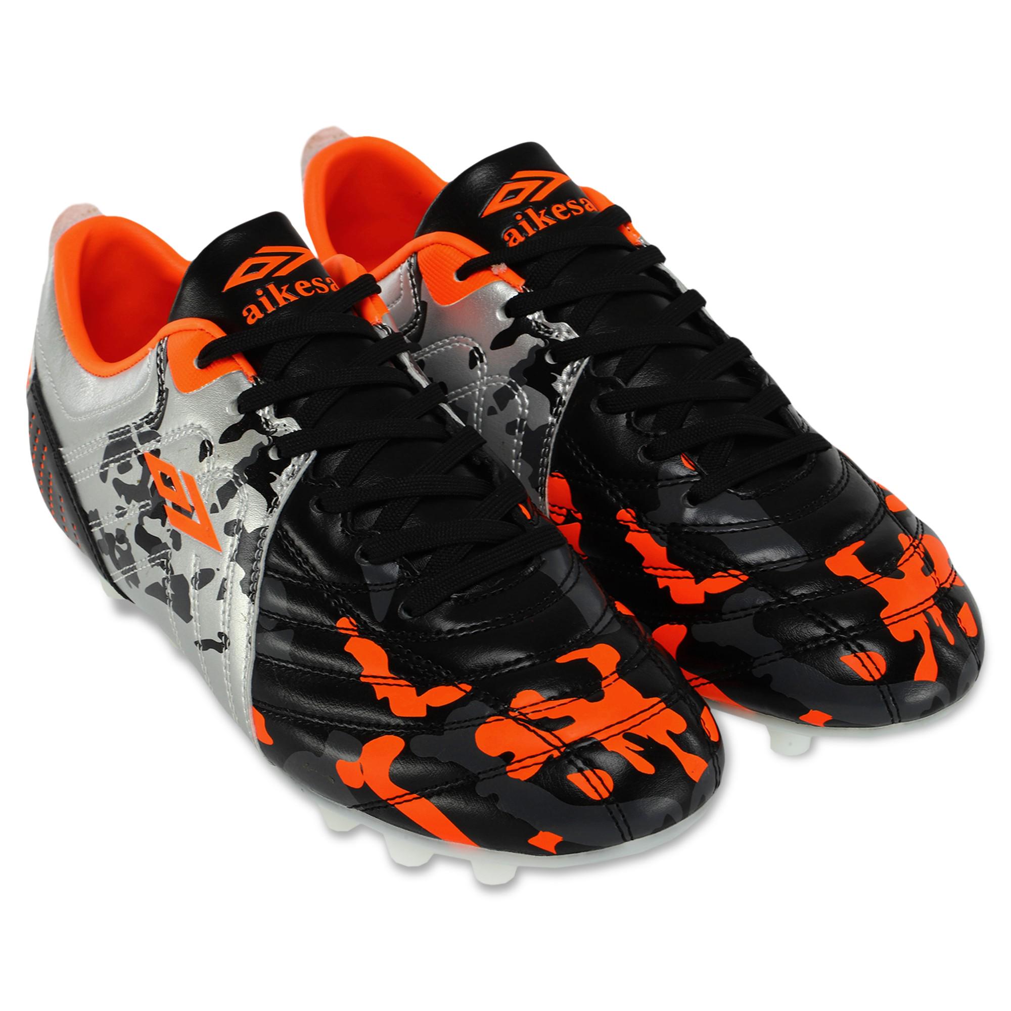 Бутси футбольні Aikesa JY-01-39-42 р. 41 Срібний/Чорний/Помаранчевий - фото 2 Бутси футбольні Aikesa JY-01-39-42 р. 41 Срібний/Чорний/Помаранчевий - фото 2
