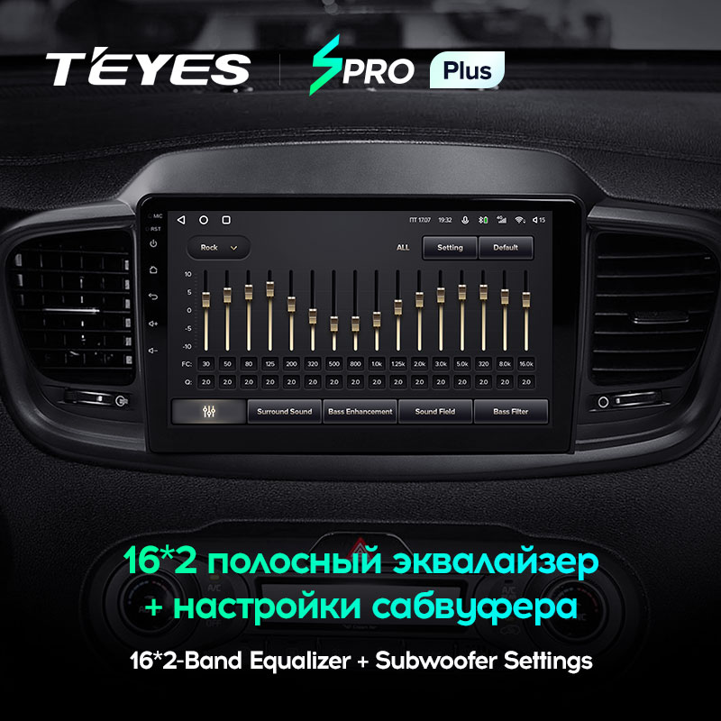 Автомагнитола штатная Teyes для Kia Sorento 3 2014-2017 Android SPRO-PLUS 4+64G Wi-Fi/4G вариант B (1468610886) - фото 5