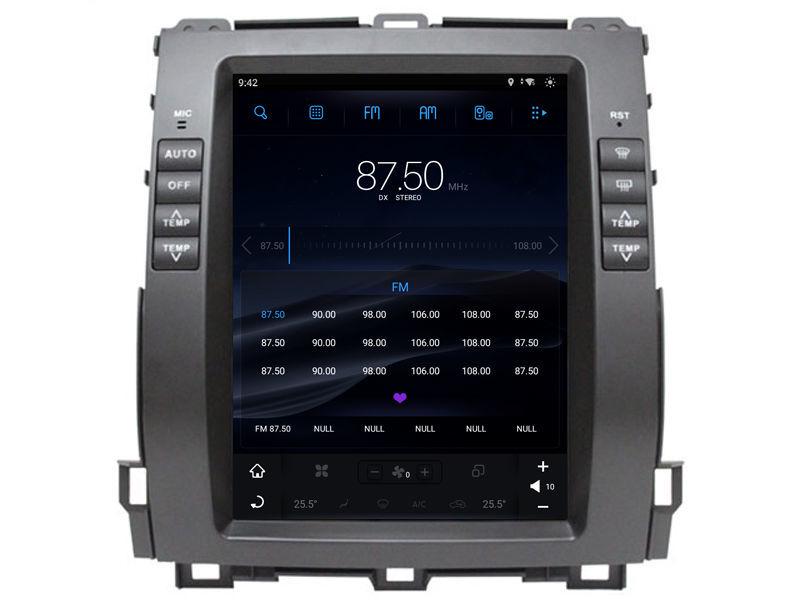 Автомагнитола штатная Torssen T97-464 Tesla Style для Toyota Land Cruiser Prado 120 2002-2009 г. top 4/64 GB 9,7" (202271500)