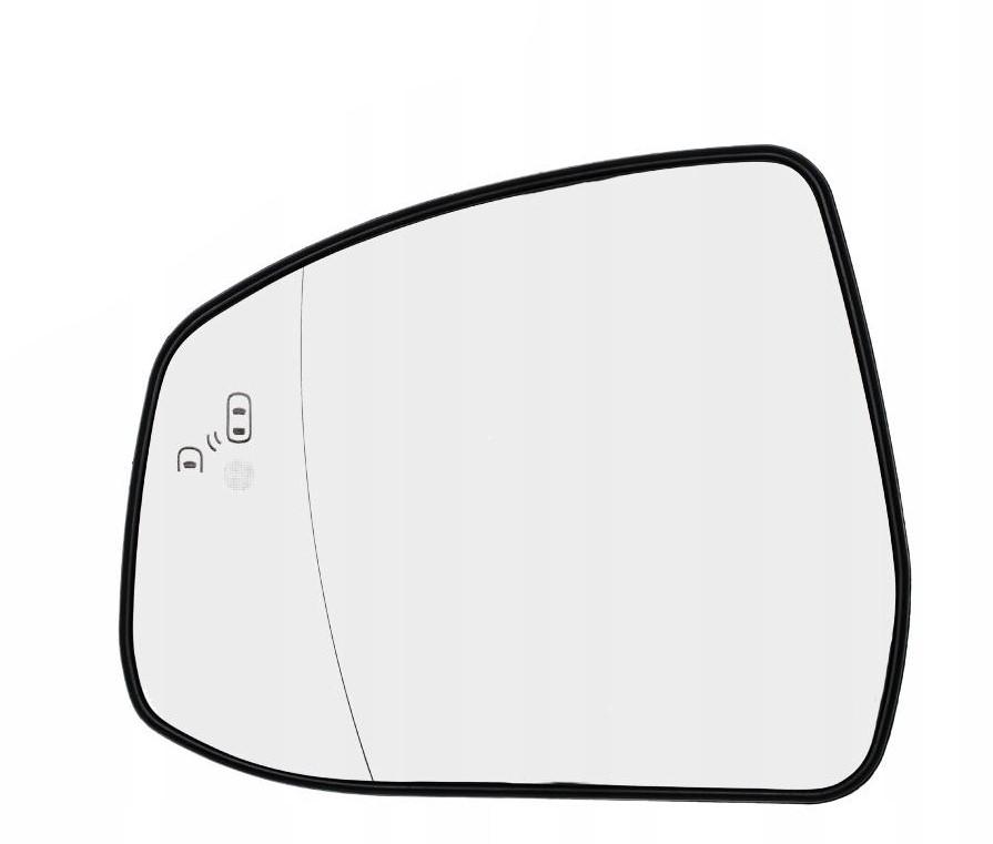 Вкладыш зеркала бокового AVTM Volkswagen Golf III 91-96/Vento 91-99/Seat Cordoba 99-02/IbizaII 93-99 правый выпуклый c клеем (189502064)