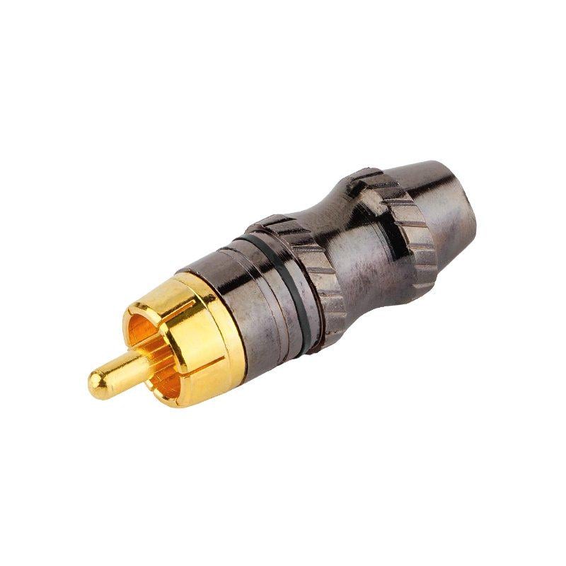 Штекер RCA 1 полоса Черный (A153054)