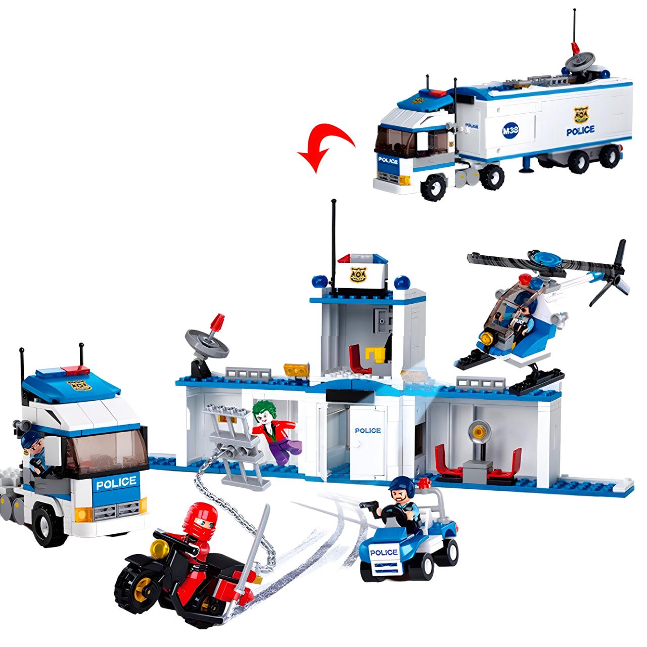 Конструктор Sluban Полицейский участок 572 детали (M38-B0376) - фото 2 Конструктор Sluban Полицейский участок 572 детали (M38-B0376) - фото 2