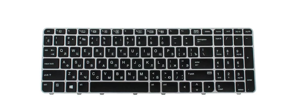 Клавиатура для ноутбука HP EliteBook 755 G4 с подсветкой клавиш (821191-251)