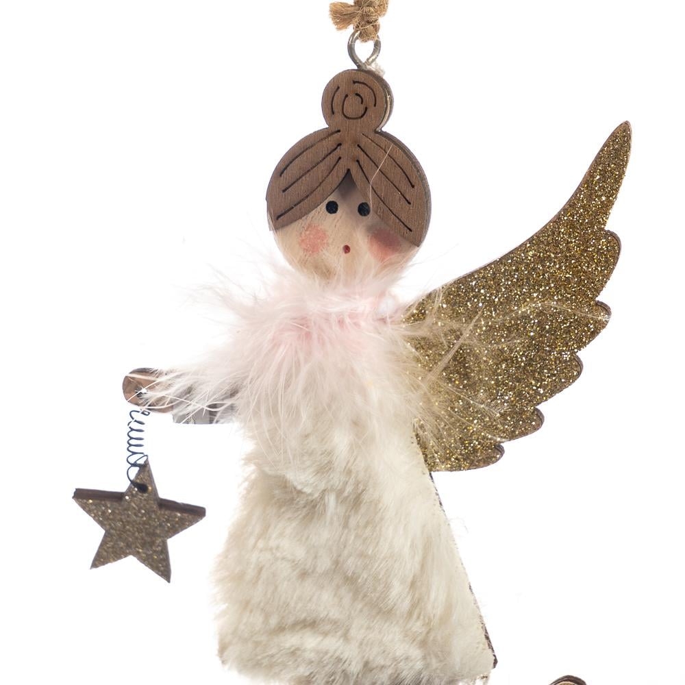 Набір новорічних прикрас Elisey Пухнастий янгол 12 шт. (6003-011) - фото 2 Набір новорічних прикрас Elisey Пухнастий янгол 12 шт. (6003-011) - фото 2