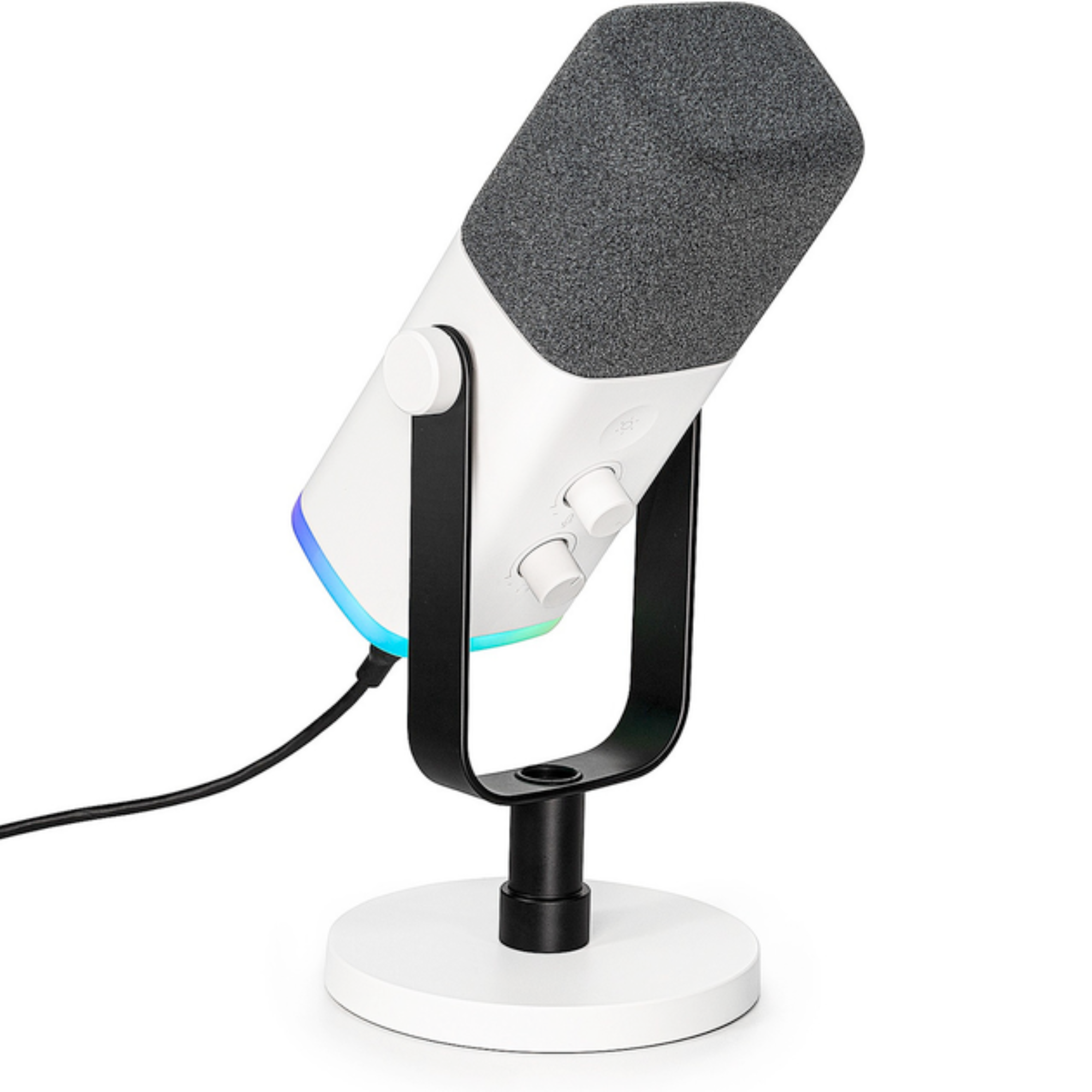 Динамический микрофон Fifine AM8W XLR/USB White (25860696) - фото 3 Динамический микрофон Fifine AM8W XLR/USB White (25860696) - фото 3