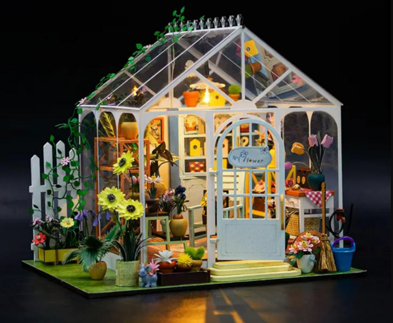 Румбокс 3D мініатюрний ляльковий будиночок CuteBee DollHouse Казковий сад (M2321) - фото 4 Румбокс 3D мініатюрний ляльковий будиночок CuteBee DollHouse Казковий сад (M2321) - фото 4