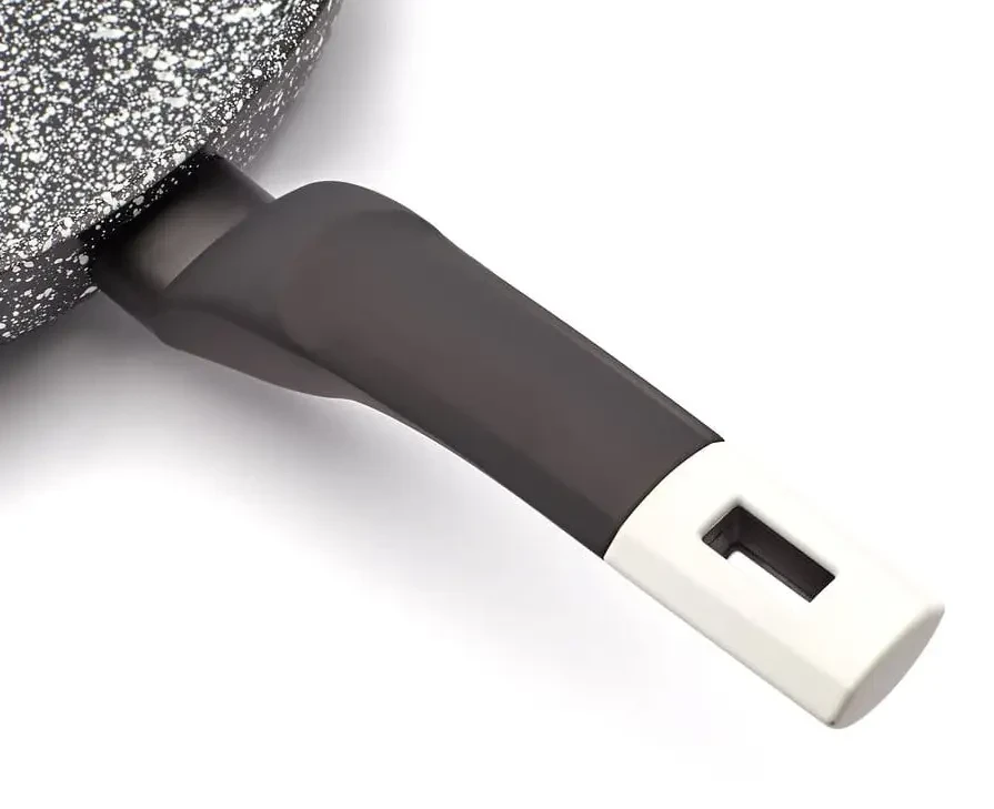 Сковорода с крышкой Unique UN-5114 22 см Светлый гранит (1751079046) - фото 2 Сковорода с крышкой Unique UN-5114 22 см Светлый гранит (1751079046) - фото 2