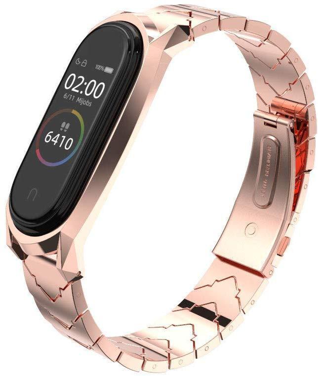 Ремінець металевий Tiny для Mi Band 5 Rose Gold (18194-27)