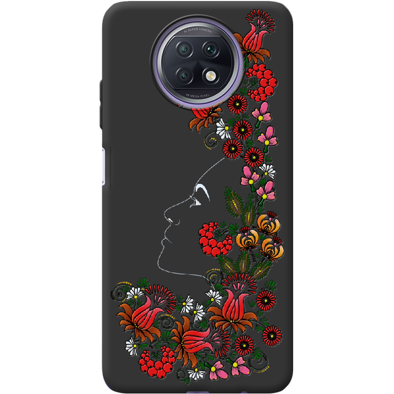 Чехол BoxFace Xiaomi Redmi Note 9T 3D Ukrainian Muse Черный силикон (42123-bk64-42207)