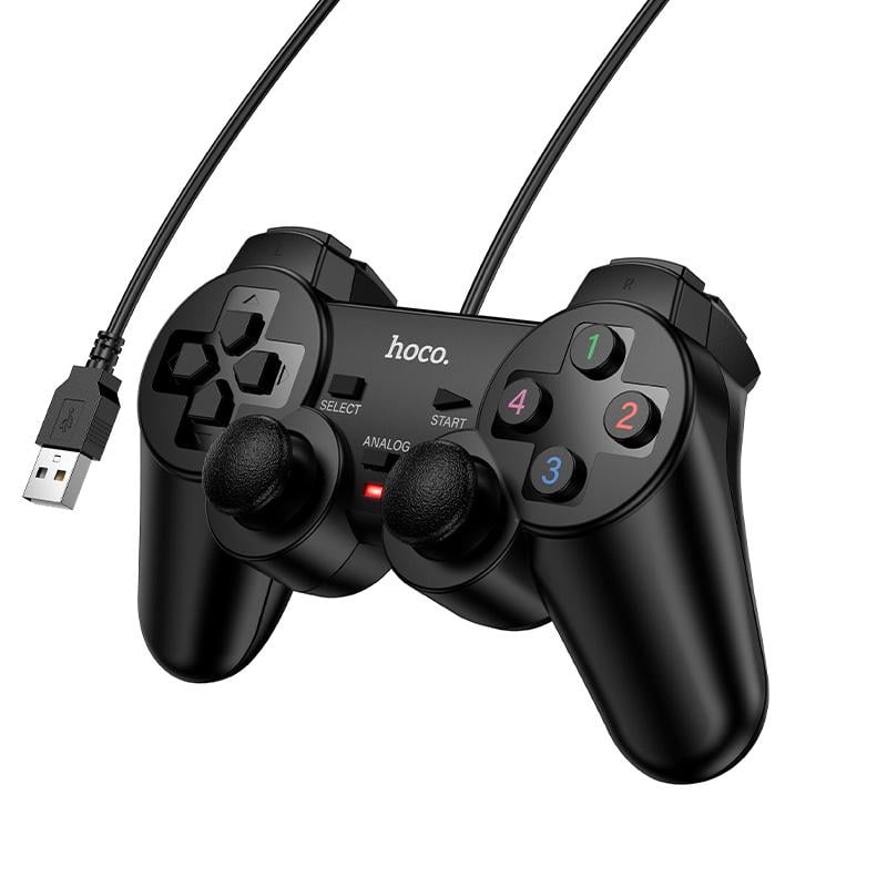 Геймпад дротовий Hoco GA3 Fast link wired game controller Black (6942007666619) Геймпад дротовий Hoco GA3 Fast link wired game controller Black (6942007666619)